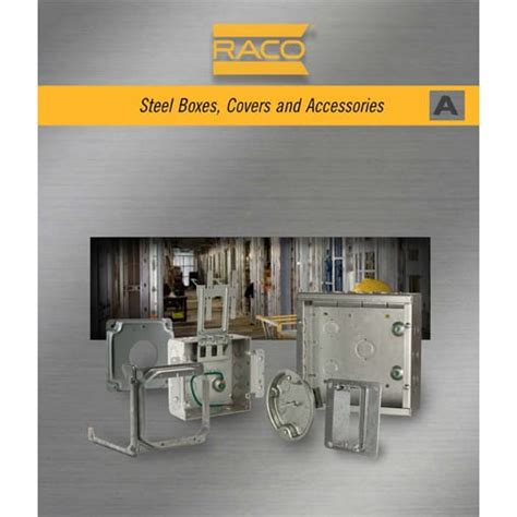 raco steel boxes|raco metal boxes catalog.